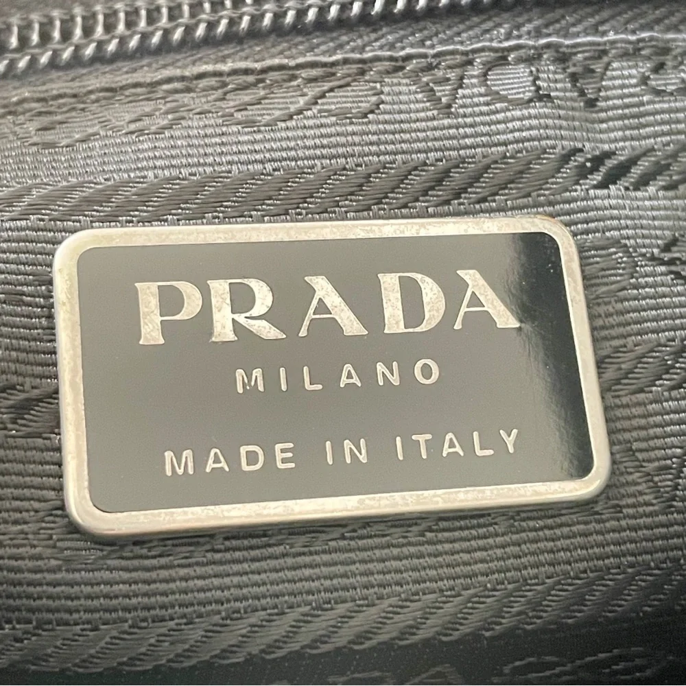 Prada 1998 green Tessuto sport nylon vintage shoulder hobo bag